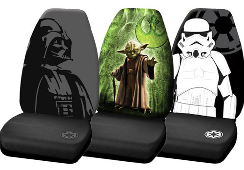 Star Wars Yoda High Back Universal Seat Cover - Click Image to Close